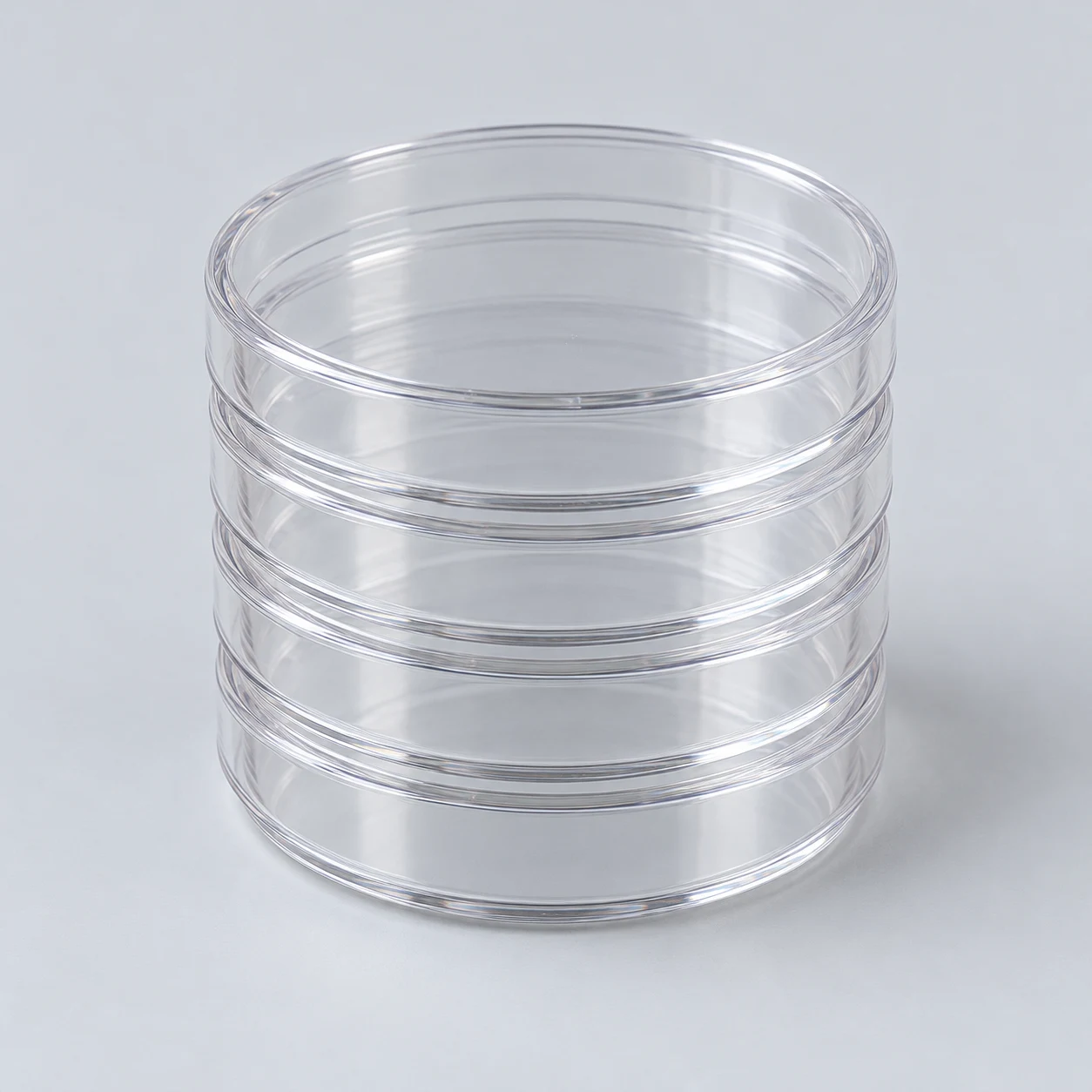 Clear observation dish set